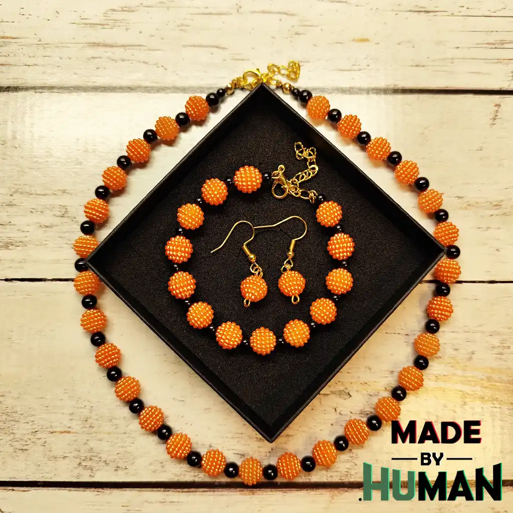 Narancs Ragyogás Ékszerszett2.