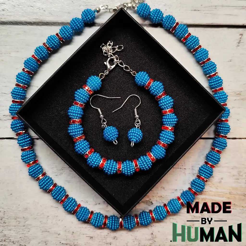 Óceánkék Ragyogás Ékszerszett2.